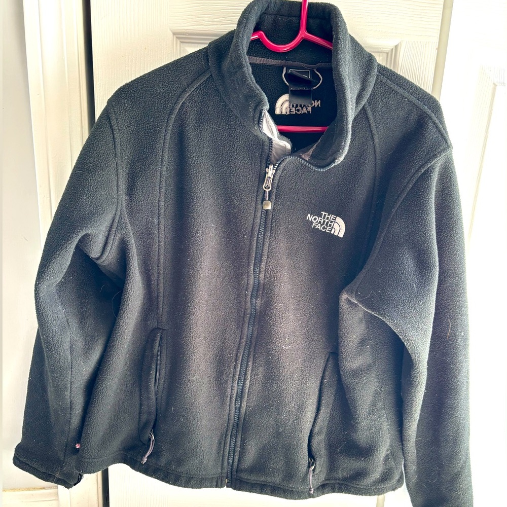 The North Face black fleece. Women’s large